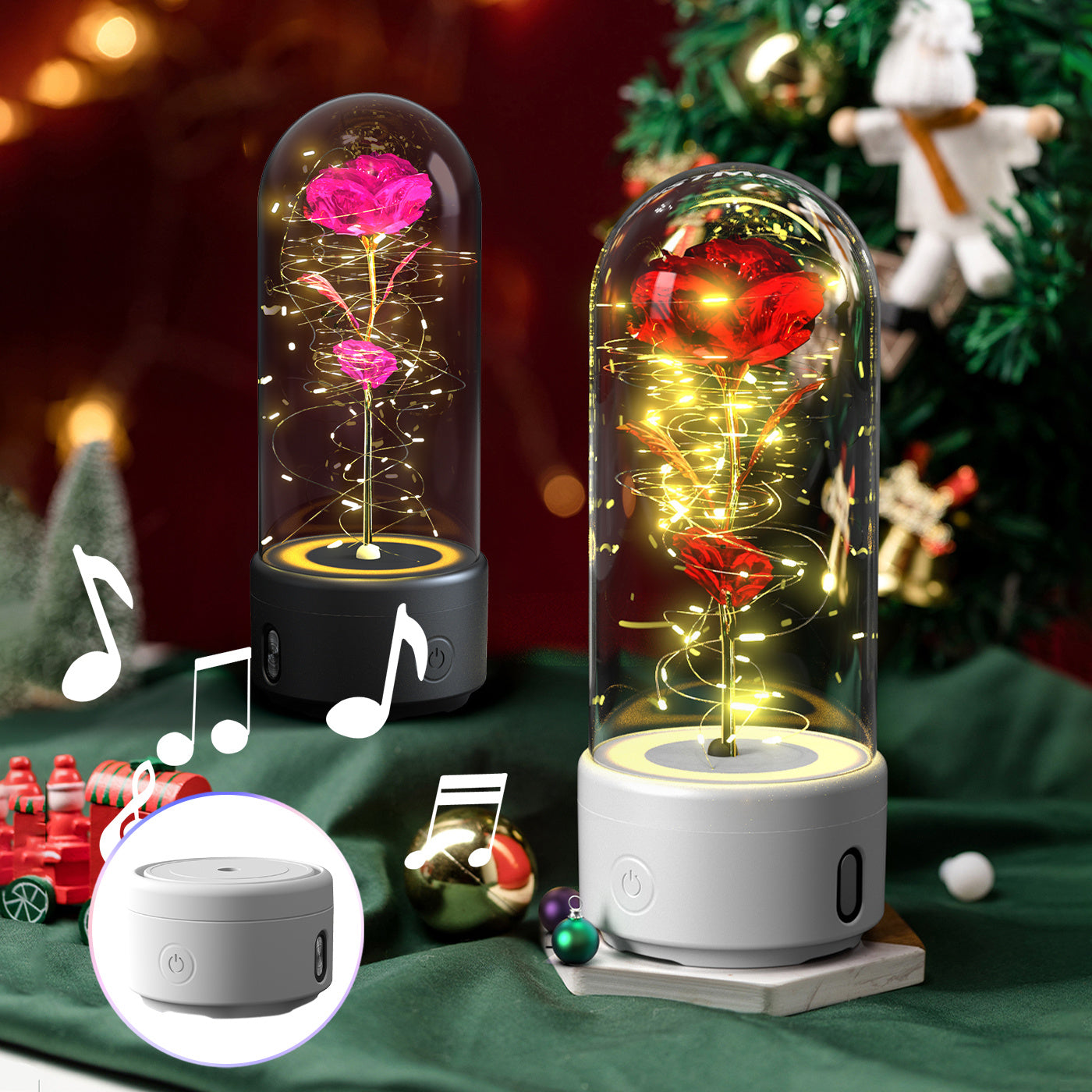 ¨Roses are Loud¨ Bouquet speaker