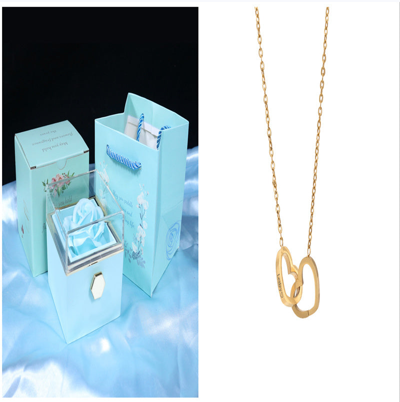 Rotating Rose Jewelry Box