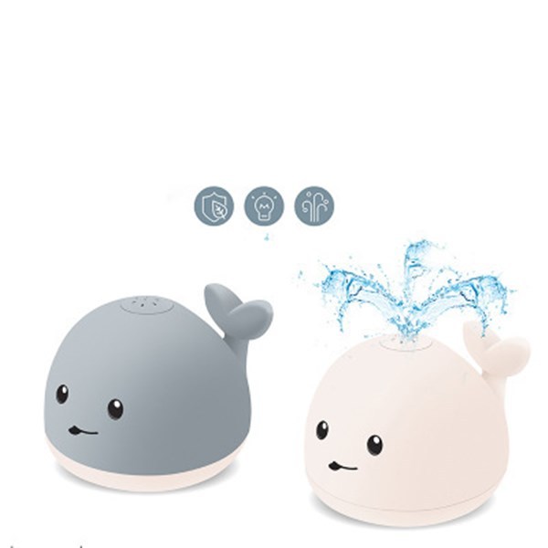 Baby Whale Spray Bath Toy with Lights and Music