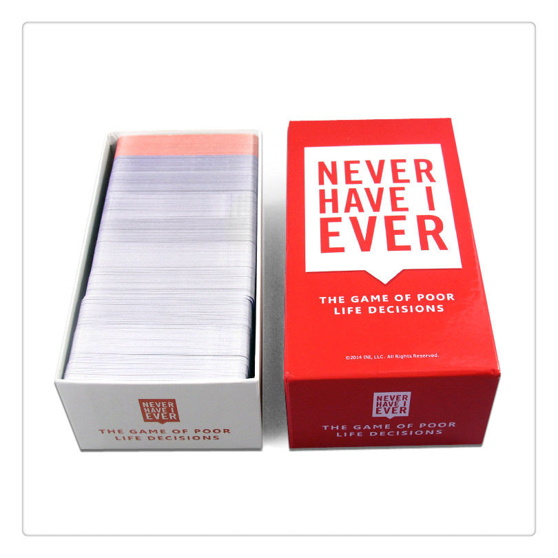 Never Have I Ever Basic Board Game Card