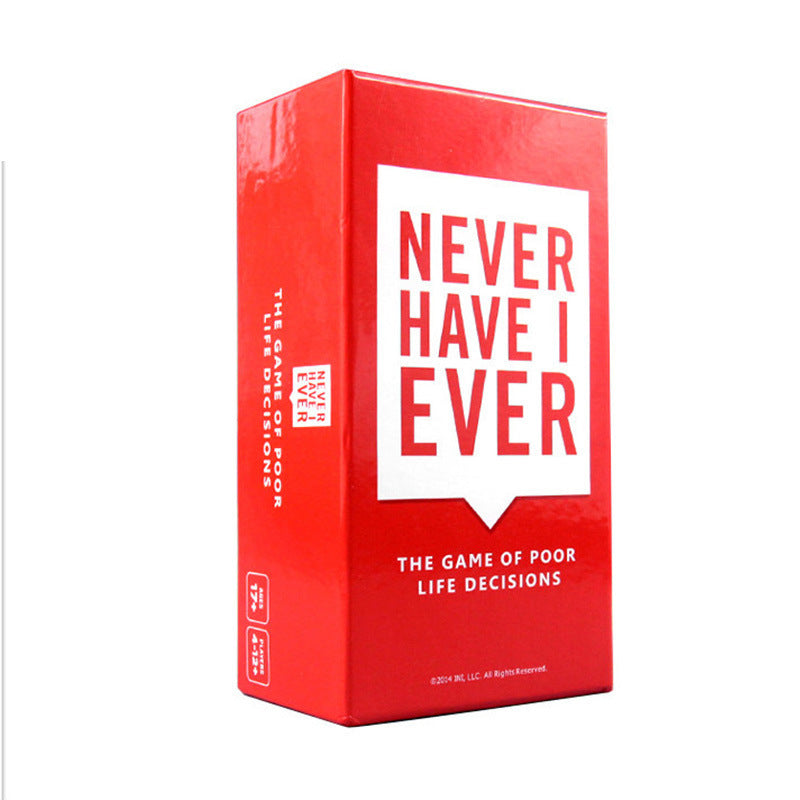 Never Have I Ever Basic Board Game Card