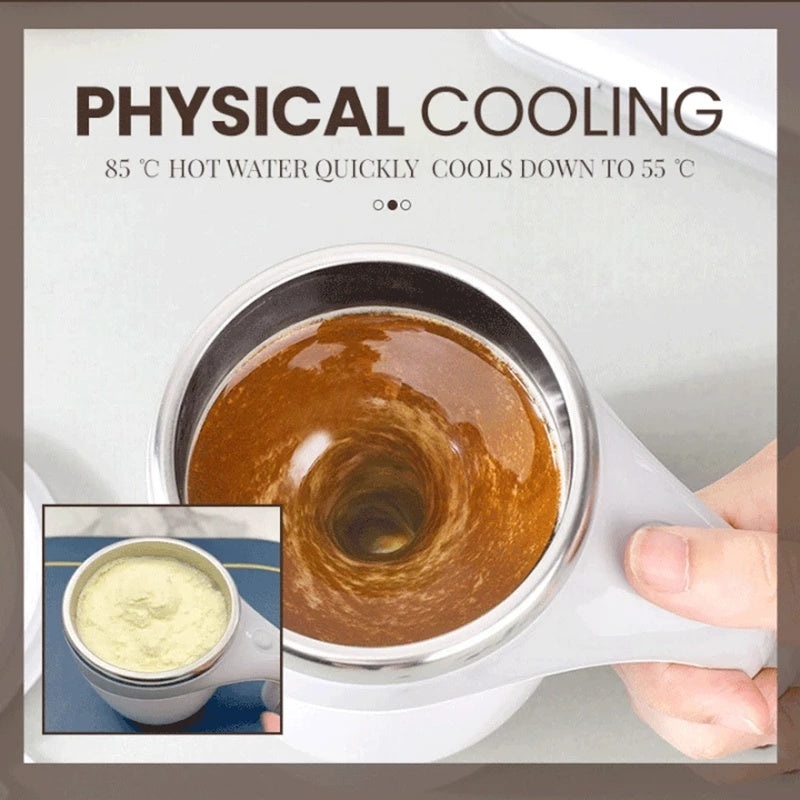 Automatic mixing cup