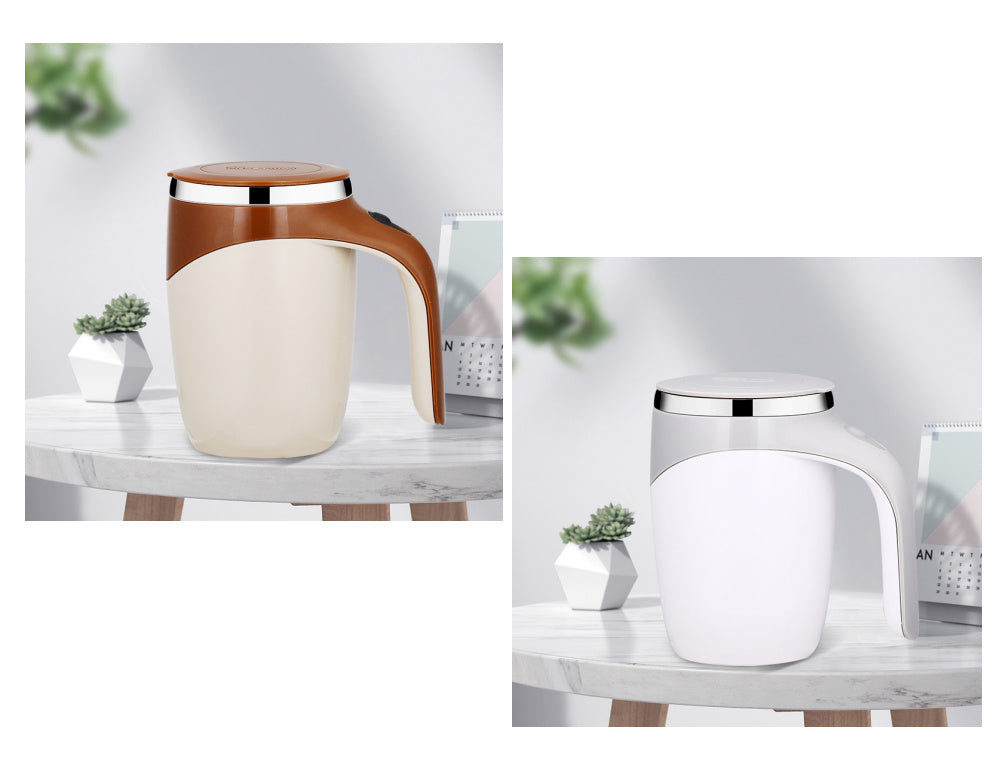 Automatic mixing cup