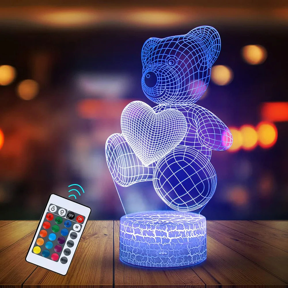 Threeddy Bear Night Light