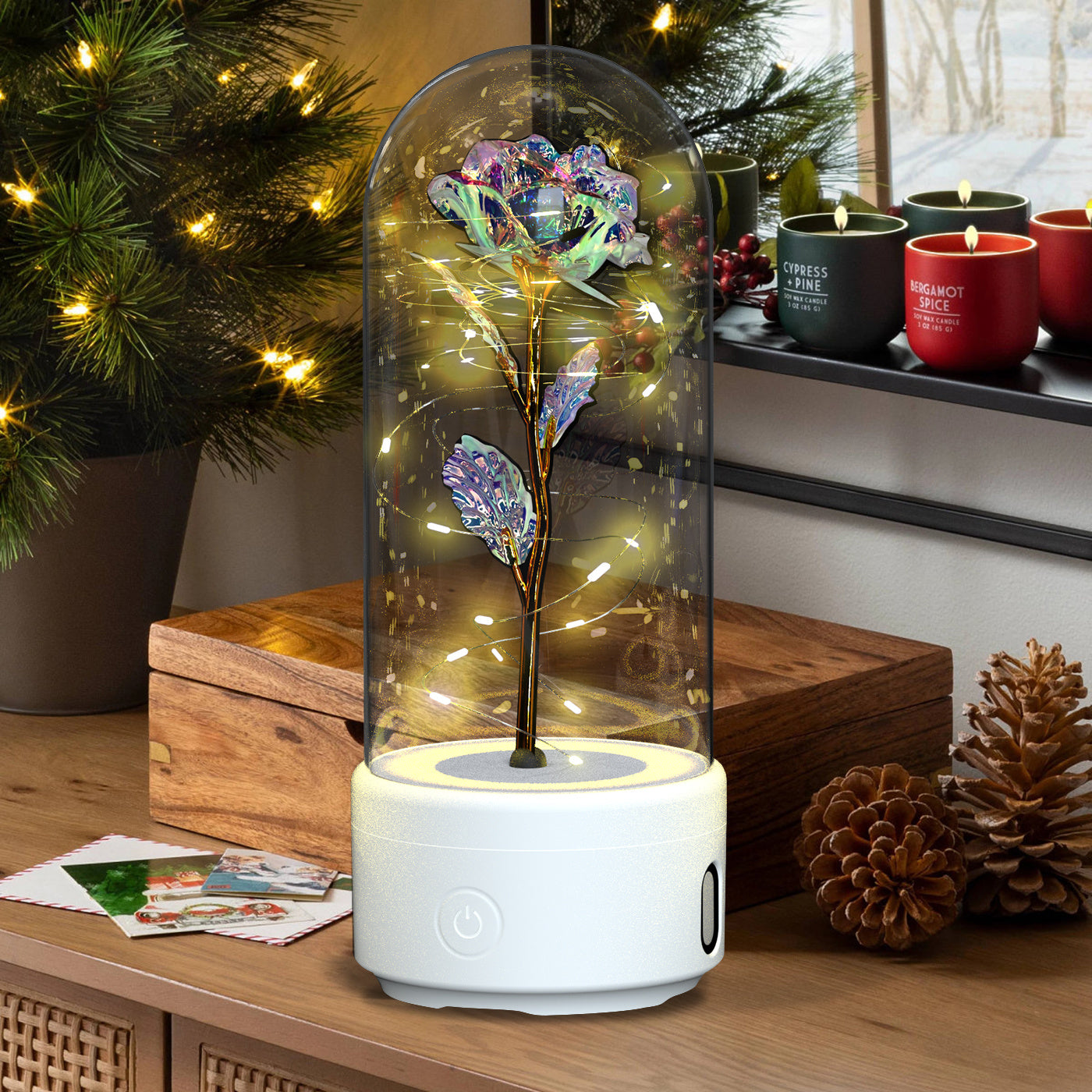 ¨Roses are Loud¨ Bouquet speaker