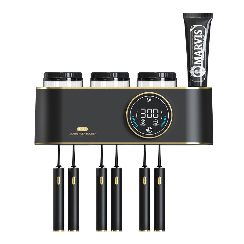 Toothbrush holder with drying function