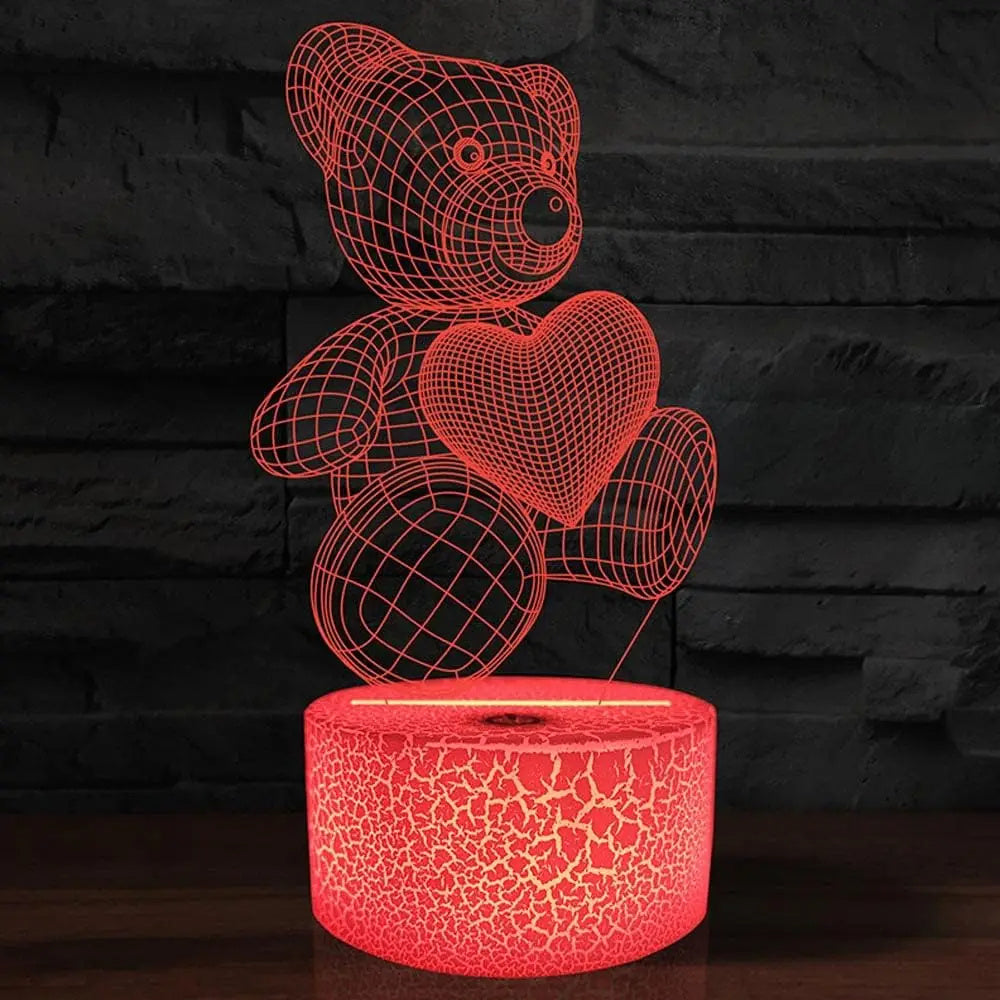 Threeddy Bear Night Light