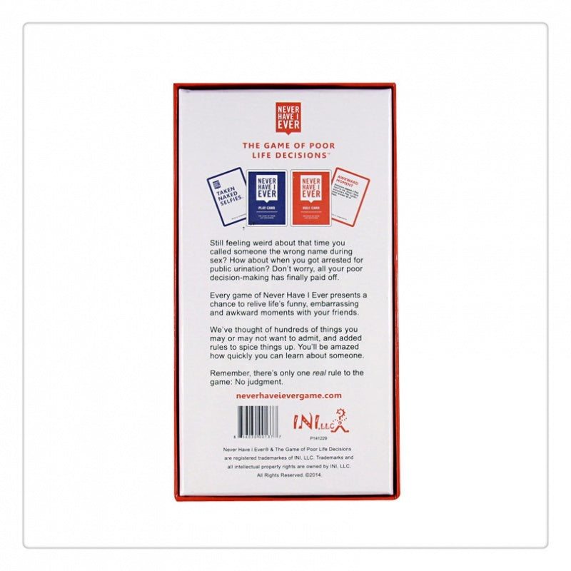 Never Have I Ever Luxury Boxed 550 Board Game (extensions)