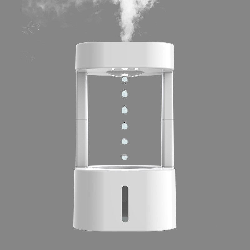 Anti-gravity drop humidifier