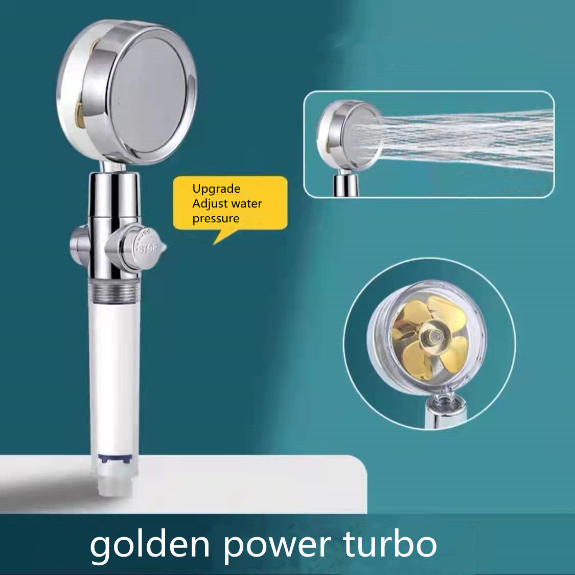 Water-Saving High Pressure Shower Head