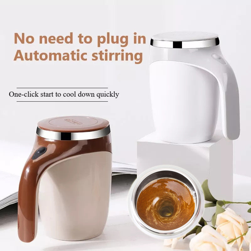 Automatic mixing cup