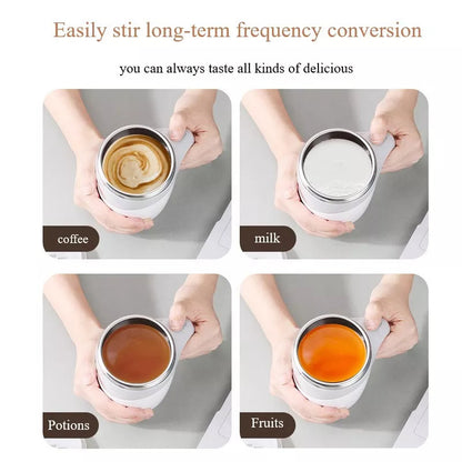 Automatic mixing cup