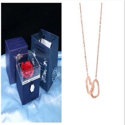 Rotating Rose Jewelry Box